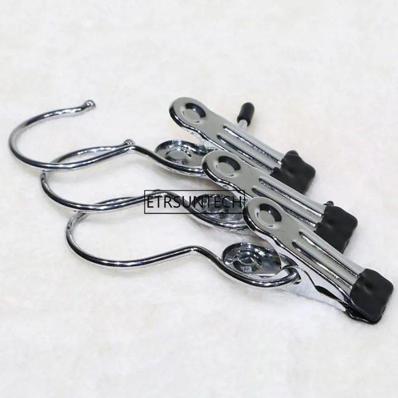 

Portable Laundry Hook, Stainless Steel Travel Home Clothing Boot Hanger Holder Clips 300pcs