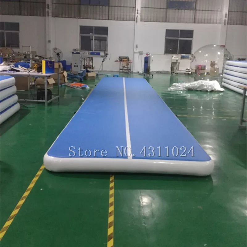 

0.9MM PVC 6x1x0.2m Inflatable Tumbling Mat Air Tumbling Track Gymnastics Mat Air Track Gymnastics with Air Pump for Training