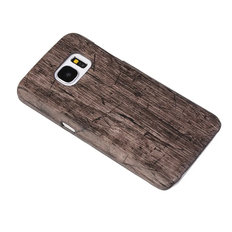 100 pcs Wholesale For Samsung S7 Plus Wood Case Luxury Wood PC Wood Back Case for Samsung S7 edge Note 5 Phone Back Cover