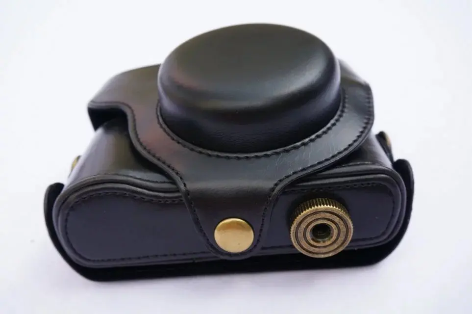 Camera Video Bag PU Hard Case For Panasonic For Lumix DMC-LX7 LX7 LX5 LX3 LX-7 LX-5 LX-3 Camera With Shoudler Strap
