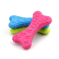 1PC Cute Rubber Resistant Bite Clean Teeth Chew Training Toy For Pet Dog Cat Puppy random color 4 style Dropshipping