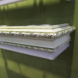 Curtains Window Pelmet Upper box Carving Euro Carve Design wooden box for door Synthetic wood boxes drape Curtain Valance pelmet