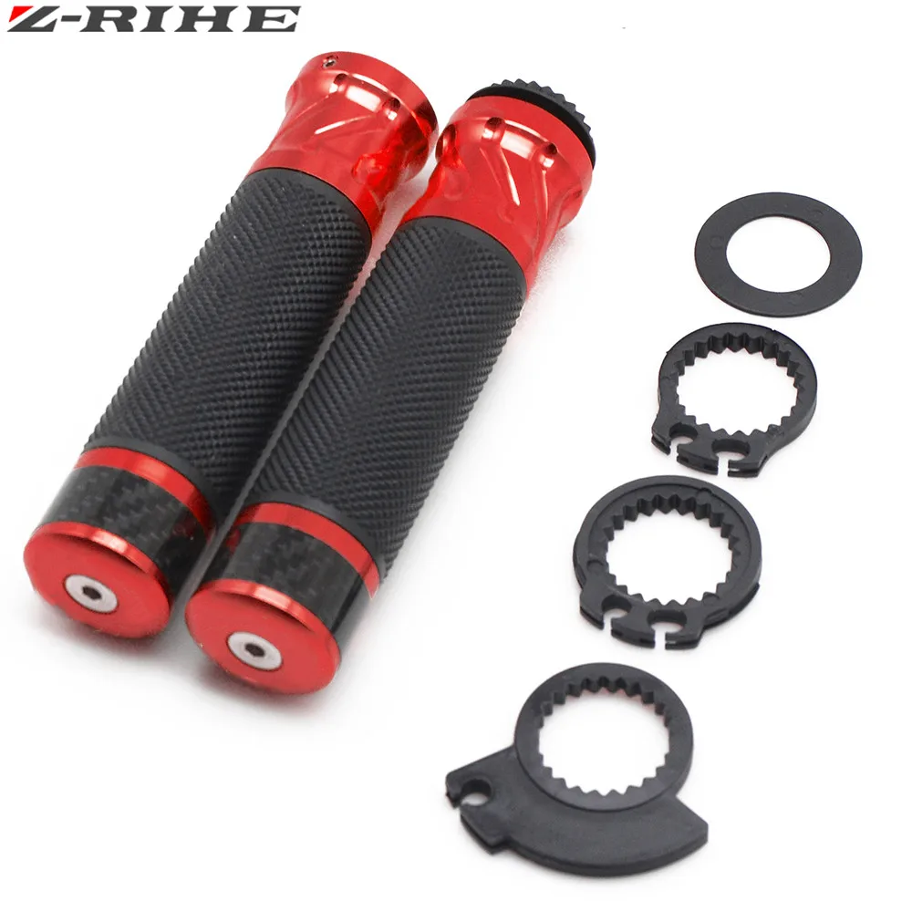 Universal 7/8'' 22MM CNC Motorcycle handle grips racing handlebar grip For suzuki YAMAHA XJR400 XJR1200 XJR1300 XJ600 XJ6