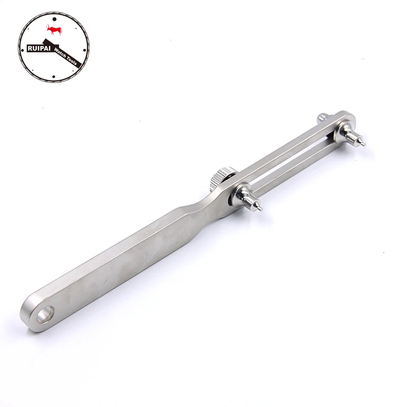 Watch Tool 2 Point Adjustable Stainless Steel 55mm Bigger Size Opener Wrench Watch Back Case Opening Tool for watchmakers