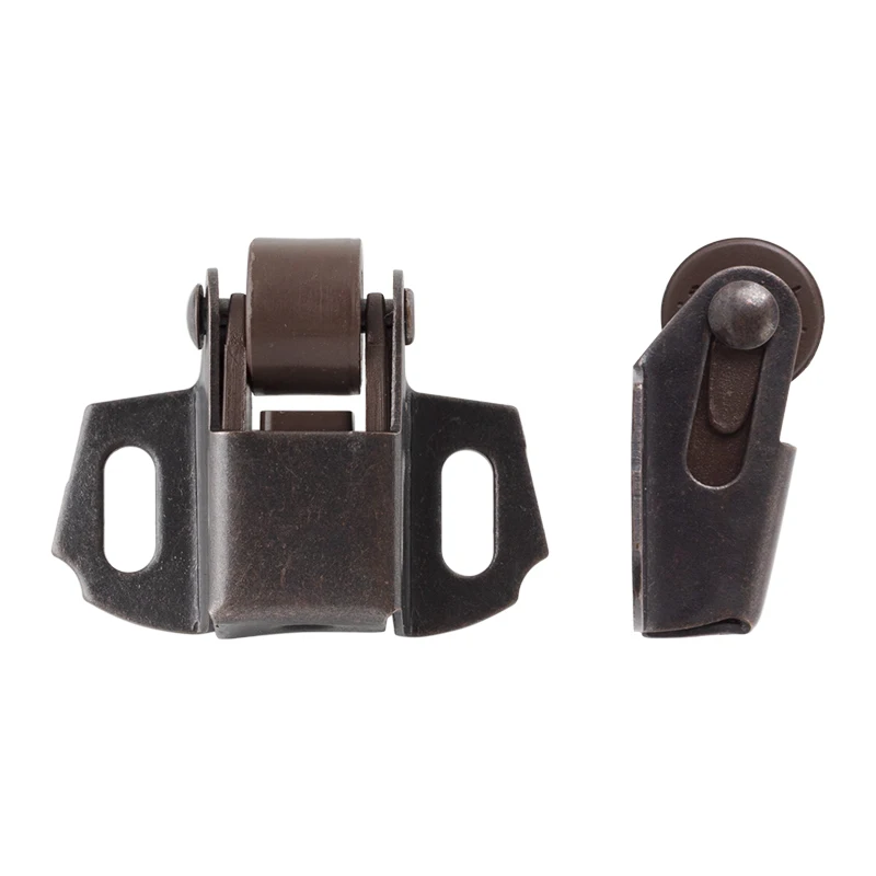 Kitch Furniture Door Latch Closing Closure Antique Copper Iron Spring Loaded Single Roller Closet Door Catches with Screws