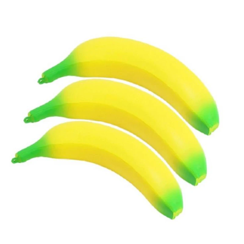 Jumbo Kawaii Banana Squishy Simulation Fruit PU Soft Slow Rising Squeeze Toys Phone Straps Scented Stress Relief Kid Toy Gift