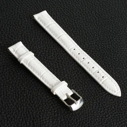 New New Genuine Leather Replacement Watch Band 22mm Dress watch Strap Watchband White bande montre cinturino Correa reloj