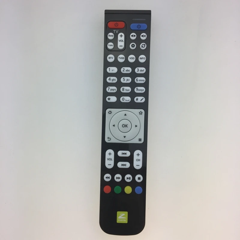 

New original ZANTEL TV English remote control. The picture is the same can be used