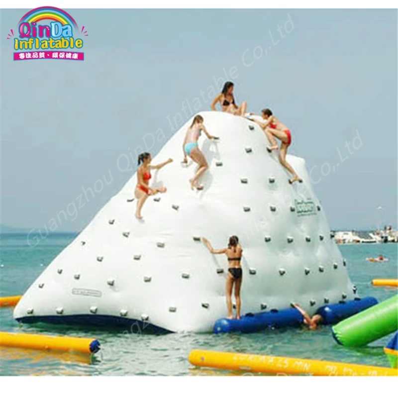 4m * 3m * 3m Riesigen Aufblasbaren Wasser Float Einhorn, pool Float Aufblasbare Wasser Eisbergs Schwimmenden Plattform Berg Mit Freies Luftpumpe