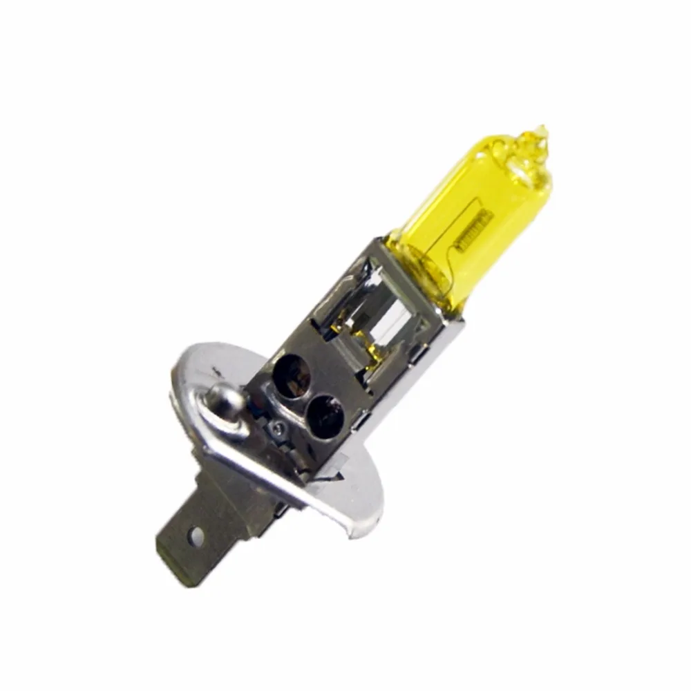 Hippcron 1 PCS Yellow H1 H3 H4 H7 H8 H11 9005 9006 Halogen Bulb 12V 55W 3000K Quartz Glass Xenon Car HeadLight Auto Lamp