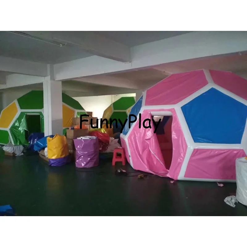 inflatable party tent lawn bubble tent soccer football tent PVC good show giant clear dome holiday house