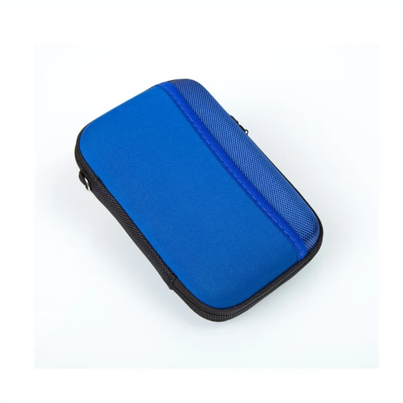 다채로운 휴대용 하드 드라이브 케이스 가방 파우치, 외부 메모리 디스크 박스 및 데이터 코드, 핑크, 레드, 블루, 블랙, 2.5 인치, 신제품