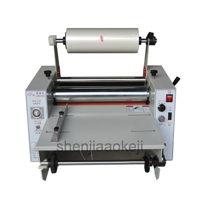 

Paper laminating machine DC-380 hot laminator 365mm laminating machine Steel roller mulching machine Laminator 220V/110V 1pc