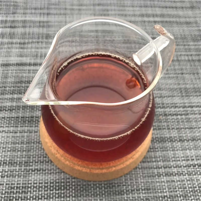 Arshen Handmade 250ml Clear Heat Resisting Single Layer Handle Tea Cup Pitcher Heat Insulation Chinese Kongfu BlackTea Cup