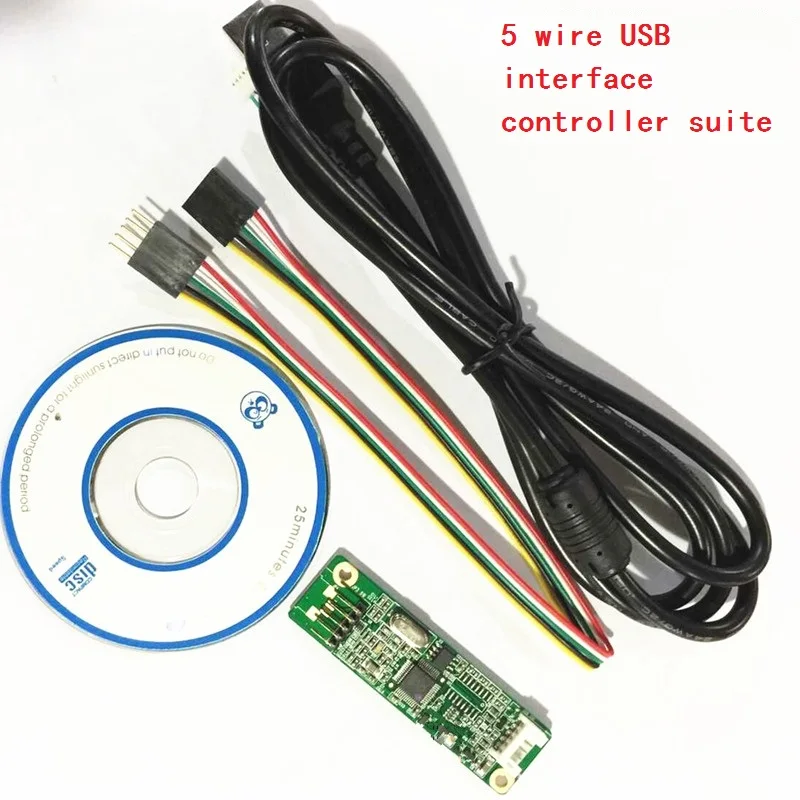 

Five line control card USB driver board resistance controller 10.4 inch 12 inch 15 inch 17 inch 19 inch touch screen driver