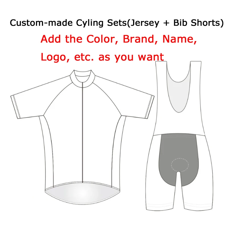 Factory Design Personalized Pro MTB Bike Team Road Club Cycling Equipment Uniform Jersey Shirts Bib Shorts Sets