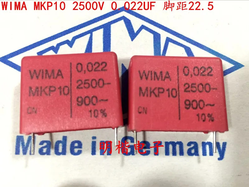 2020 hot sale 10pcs/20pcs Germany WIMA MKP10 2500V 0.022UF 223 2500V 22nf P: 22.5mm Audio capacitor free shipping