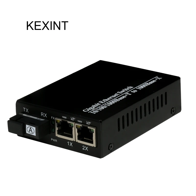 KEXINT Fiber Optical 2 Port Ethernet Media Converter Online Converter Fiber media