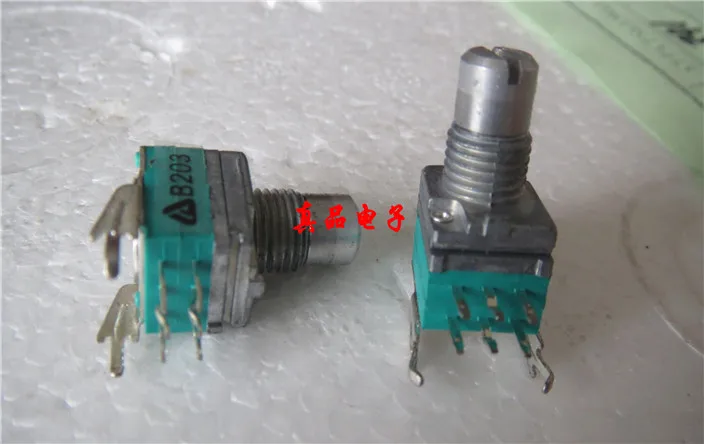 

DELTA Emperor Feng R09 B203 20K with stand seal double volume potentiometer handle length 10MM round handle switch