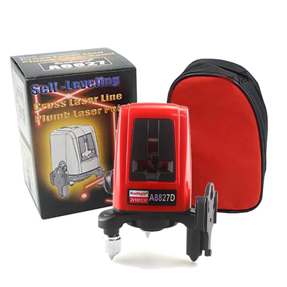 A8827D Laser Level 360degree 3 Lines 3 points Red Line Laser Levels Measuring Tool for Construction Diagnostic-tool