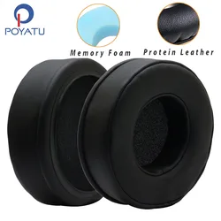 POYATU Ear Pads For Headphones Ear Cushions For Bluedio T4 T4S Headphones Replacement Ear Pads Cushions Cover Black