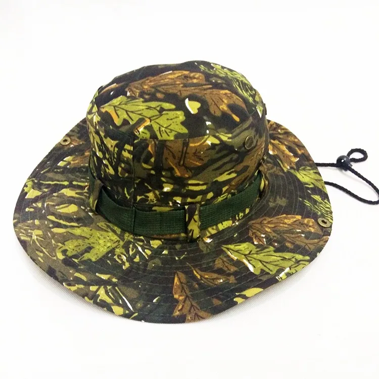 

Camouflage fishing hat Fishing cap Army fans tactical round-brimmed hat Ben Nepal cap Outdoor Climbing hats Sunscreen