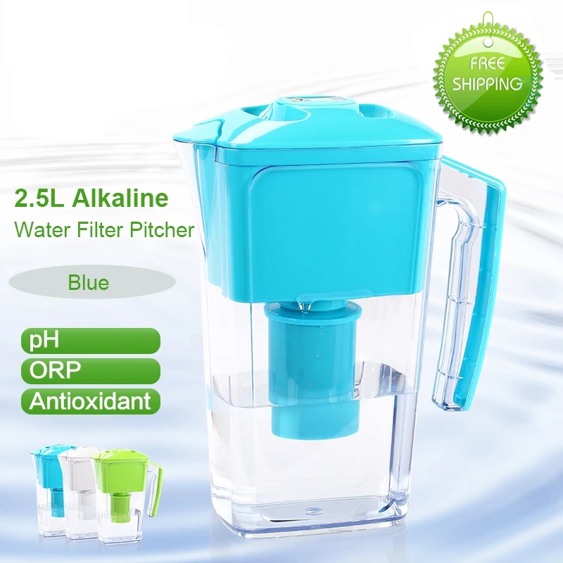 6pcs/Lot AlkaJug Replacement Water Filter Cartridge Refill Elements for 2.5L Mineral Alkaline Hydro Water Ionizer Filter Machine