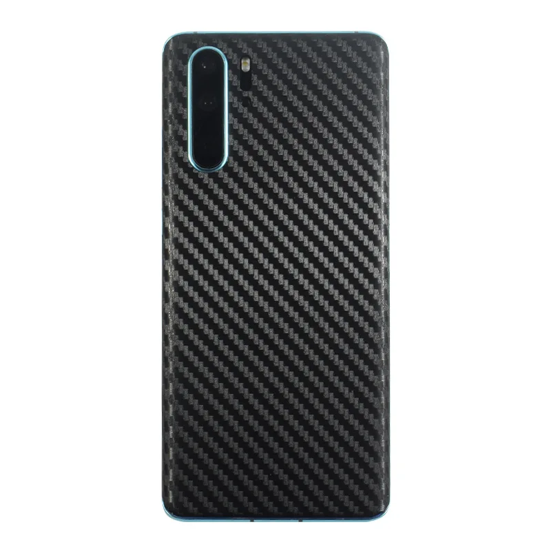 3D Carbon Fiber Skins Film Wrap Skin Phone Back Paste Sticker For HUAWEI P30 Pro P20 Lite Mate 20X 20 Pro HONOR 8X 9 10 Lite V10
