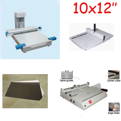 12inch Photobook Making Machines Package Flush Mount Album Maker Restaurant Menu Binding Machine Combo Kits