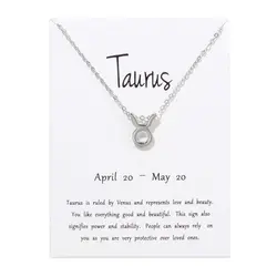 12 Constellations Necklace Pendant Aries Taurus Gemini Cancer Leo Virgo Libra Scorpio Sagittarius Capricorn Aquarius Pisces