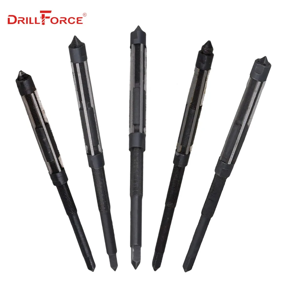 5PCS Adjustable Hand Reamer Set HSS 6.25-6.75 6.75-7.25 7.25-7.75 7.75-8.5 8.5-9.25 High Speed Steel Hand Reamers Cutting Tools