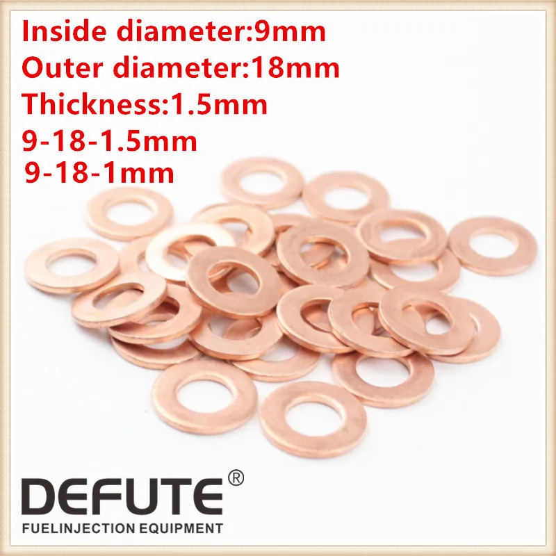 thicnkness 1mm 2mm 1.5mm 2.5mm 3mm Injector Nozzles Copper Pad ,FOR spayer Nozzle Copper Shims