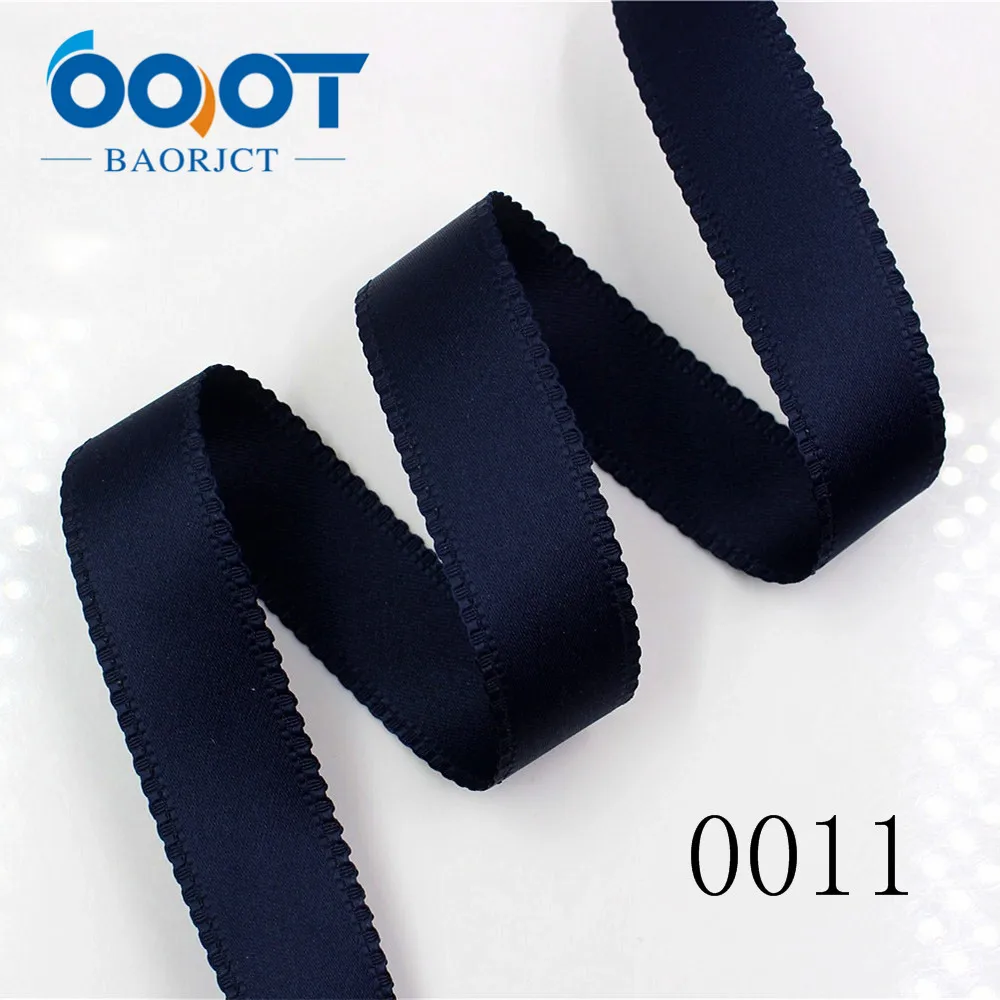 OOOT BAORJCT 181303 25mm 10 yard solid color bilateral flower ribbon Wedding decorative ribbons,gift wrap,DIY handmade materials