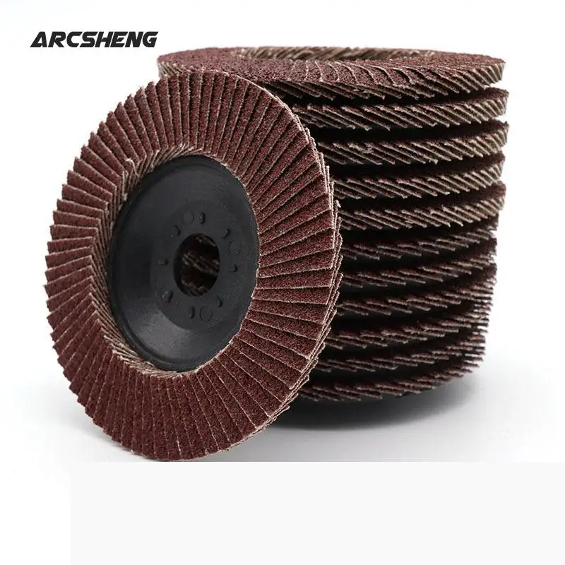 Abrasive 100mm Polishing Grinding Wheel Quick Change Sanding Flap Disc For Grit Angle Grinder 80 Grit 72 tablets