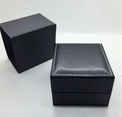 Black Leather Watch Box New Luxury Watch Box With Pillow Wholesale Jewelry Box Gift Box 26 Can Be Customized LOGO