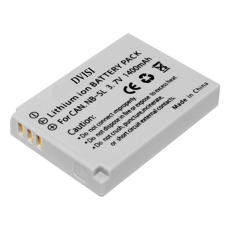2pcs/lot 1400mAh 3.7V NB-5L NB 5L NB5L Rechargeable li-ion Camera Battery For Canon 900 Ti SD790 IS SD950 SD900 SD990 z1
