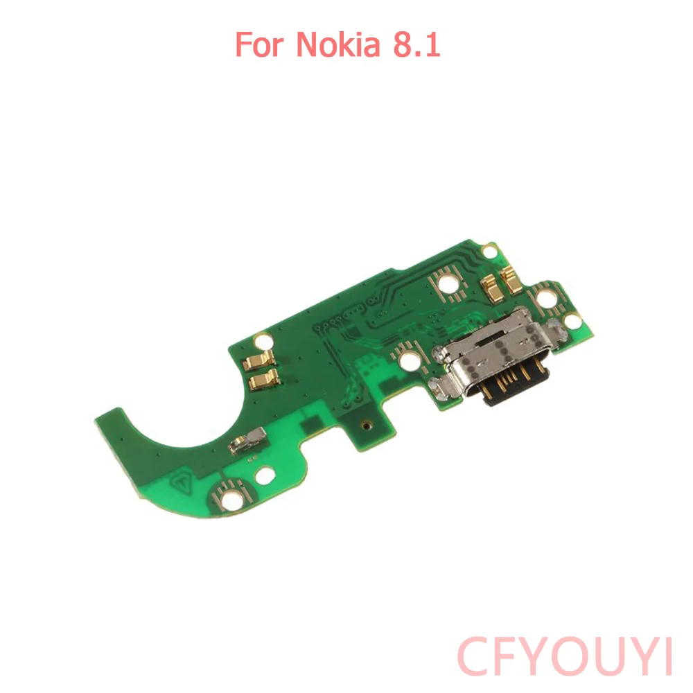 For Nokia 8.1 X7 USB Charging Port Dock Connector Board Flex Cable Part