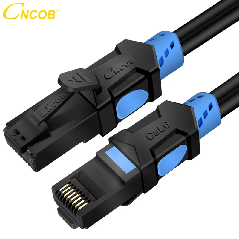 CNCOB cat6 network home high-speed network cable 6 super six types of Gigabit broadband lan outdoor computer router cable short