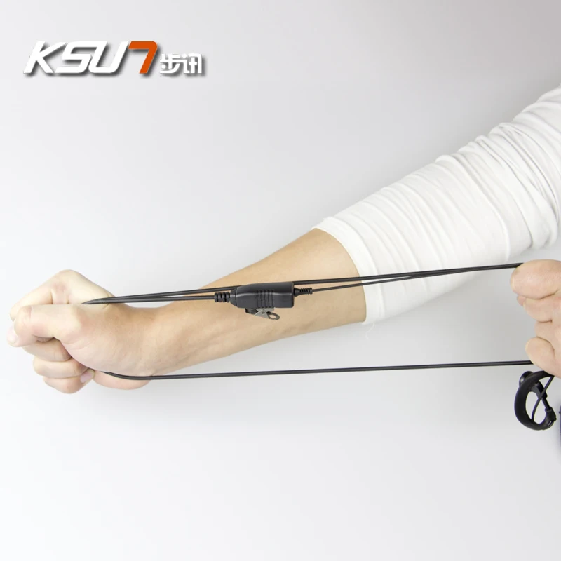 Headphones For Walkie Talkie Headset 2 Pin Two Way Radio Earpiece Ptt Mic Walkie Talkie Accessories Earphone For BAOFENG UV82