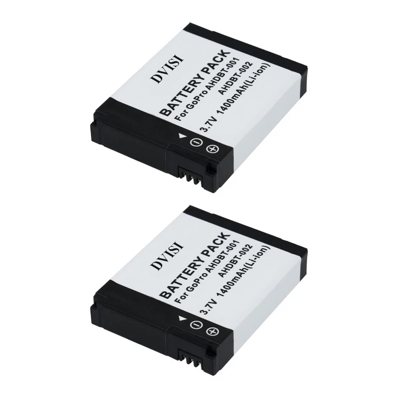 3.7 فولت 1.4Ah AHDBT-001 AHDBT 001 AHDBT-002 بطارية ل GoPro الذهاب برو HD Hero1 Hero2 للدراجات النارية تصفح في الهواء الطلق 960 1080P الطبعة