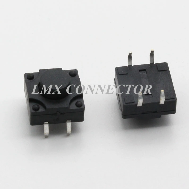 50Pcs Waterproof Micro Tact Switch 12x12x5.8/6/6.5/7/7.5/8/9/9.5/10/10.5/11-16.5mm DIP 4P  Tactile Switch