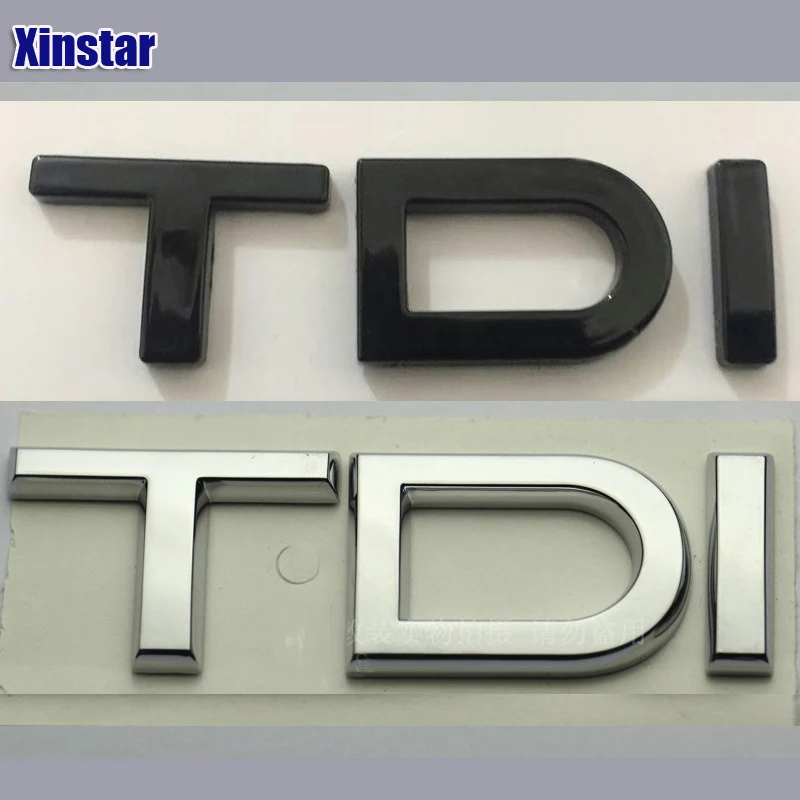 

ABS TDI Car Rear Sticker For Audi Sline Quattro A3 A4 A5 A6 A7 A8 Q3 Q5 Q7 TT