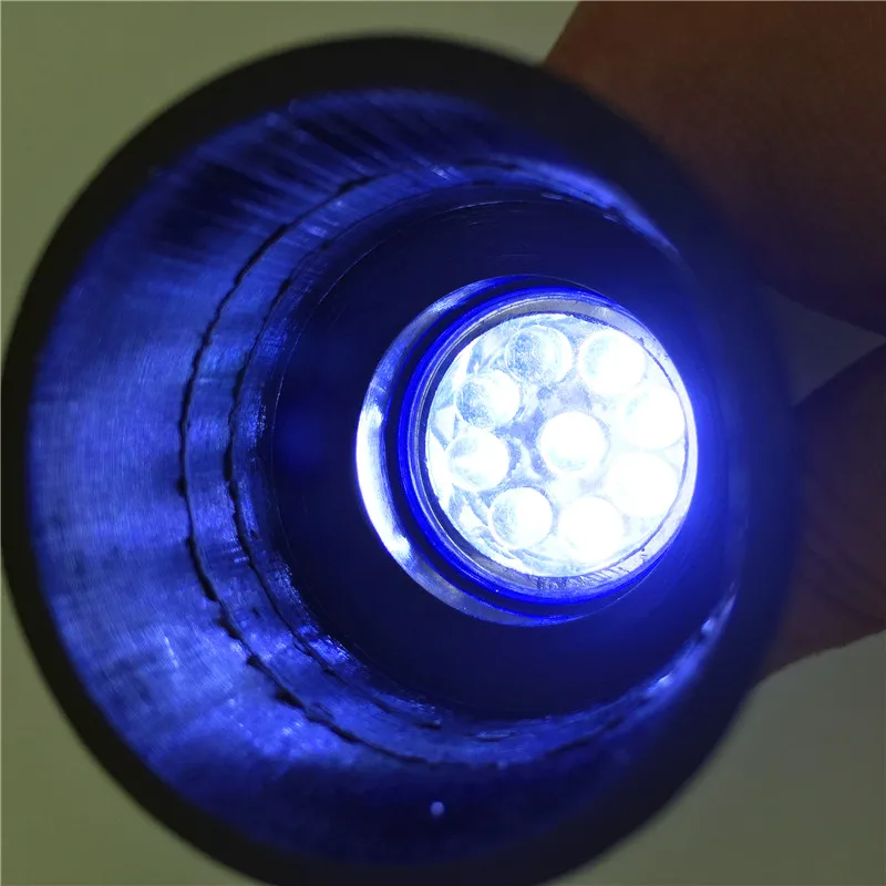 1 Pcs Incubator Eggtester Egg 9 LED Super Cold Incubation Equipment Chicken Tool Aluminum Shell Use AAA Batteries