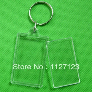 

Free shipping!!!!100pcs 3.3*6cm Blank key Chain wholesale/rectangle inside diameter 2.8*4.7cm Photo frame key chain