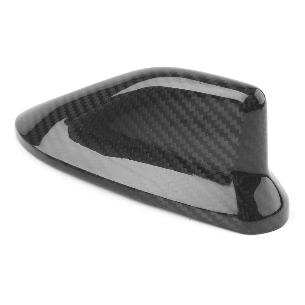 Car Shark Fin Antenna Cover Cap Trim For Subaru BRZ For Toyota 86 56 Black Real Carbon Fiber Styling ABS