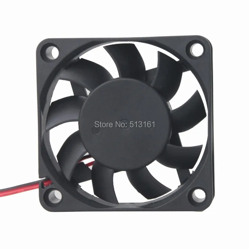 2 Cái/lốc Gdstime 12 V 2Pin 60 mét 6 cm 12 V DC Fan 60x60x15 mét trường hợp Cooler