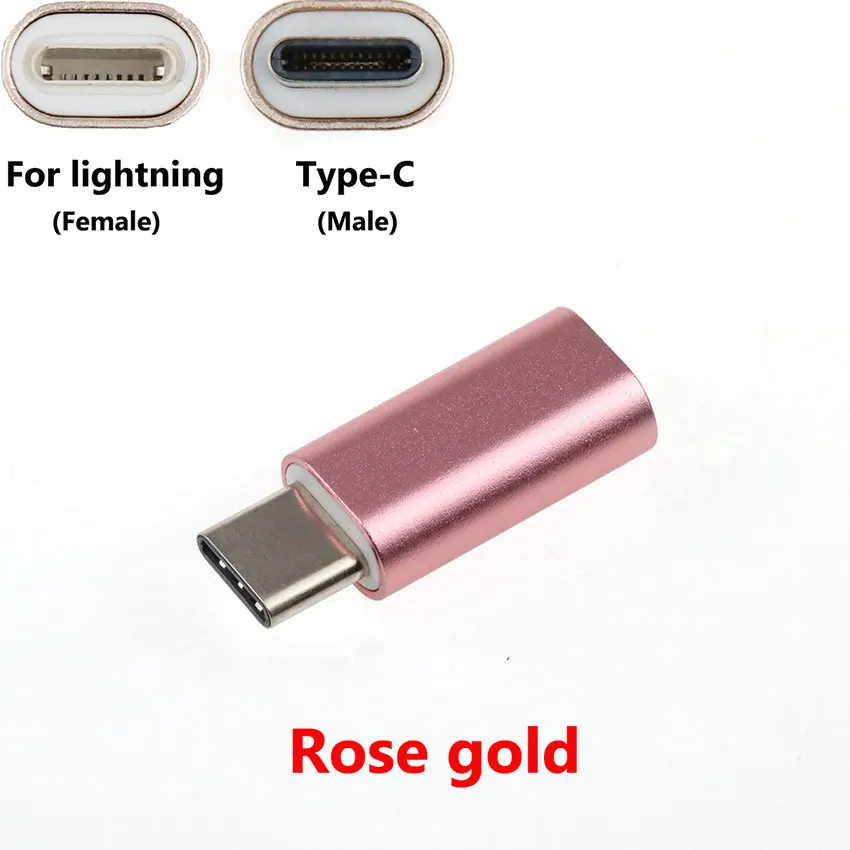 Cltgxdd 8 Pin Female Naar Type-C Male Adapter Usb C Kabel Converter Opladen Connector Adapter Voor Xiaomi Mi6 mi5 Voor Huawei P9