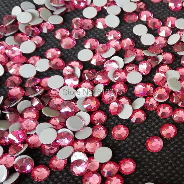 4mm ss16 rose  color of hot-fix flat back rhinestone 1440 pcs per pack ;jpstrass rhinestone of super high shiny levels