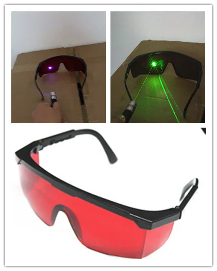 

12pcs Safety Glasses 532nm 405nm Laser protective eyewear Eye Goggles protect Green / purple blue laser 400nm-540nm