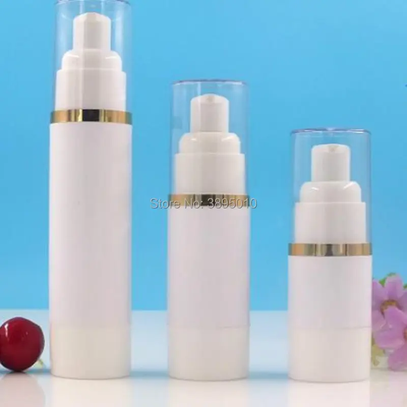 15/30/50ml Empty Vacuum Flask Pump Bottle Essence Lotion Perfume Makeup Water Refillable Bottle F737